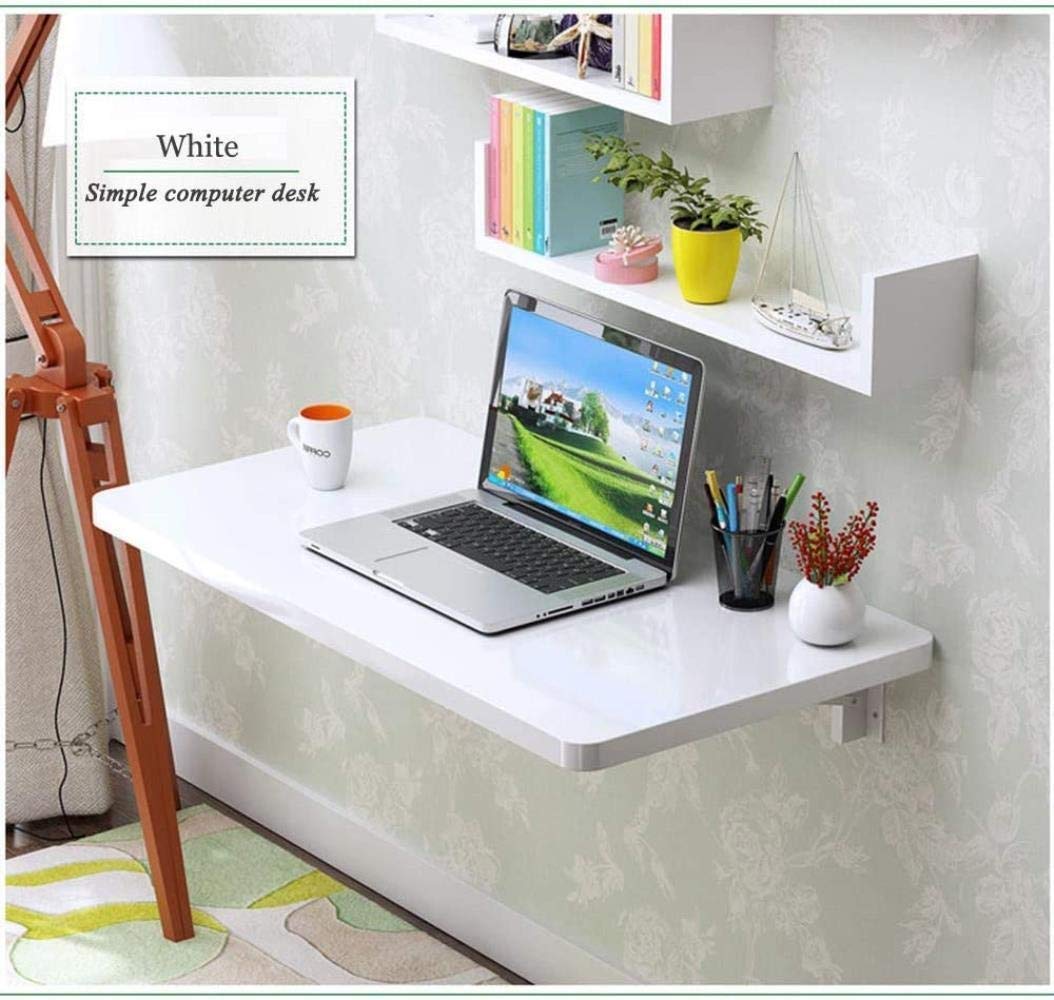 Table de loisirs murale pliante pour studio, support de bureau lumineux et compact 90x40cm