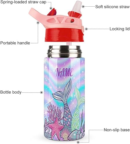 Vista 66 de Botella de agua personalizada con foto para niños, familia, mascotas, botella de agua personalizada para niñas, niños, regalo de cumpleaños y Navidad