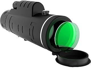 Binoculars Monocular Telescope， 40x60 High Power HD Compact Monocular for Adults Kids， Night Vision Waterproof Scope with Smartphone Holder & Phone Tripod & BAK4 Prism FMC for Bird Watching Campi