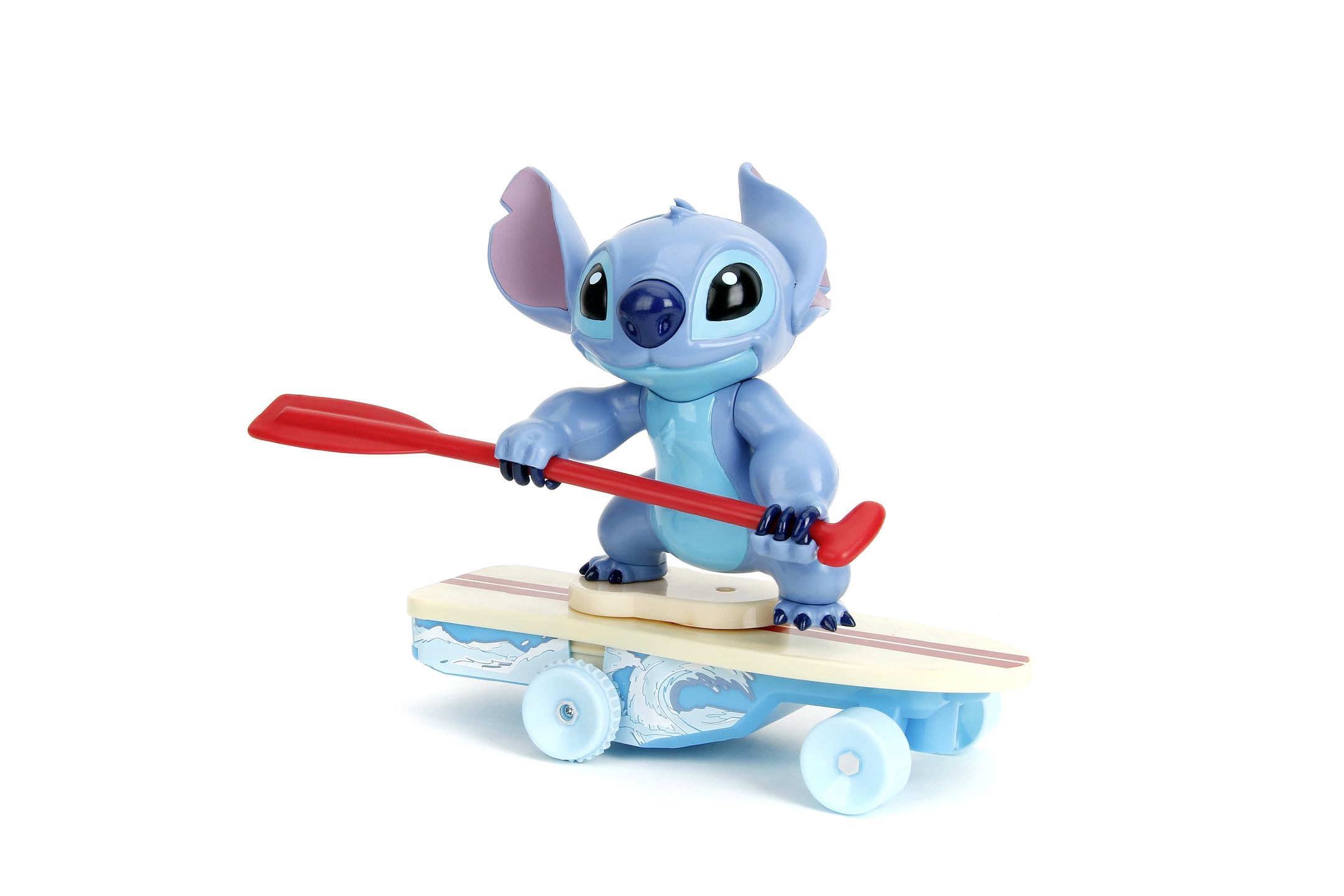 Jada - Radiocomando Surfer Stitch, 25 cm, licenza ufficiale Disney, acrobazie e rotazioni a 360°, per bambini dai 3 anni, 253074009