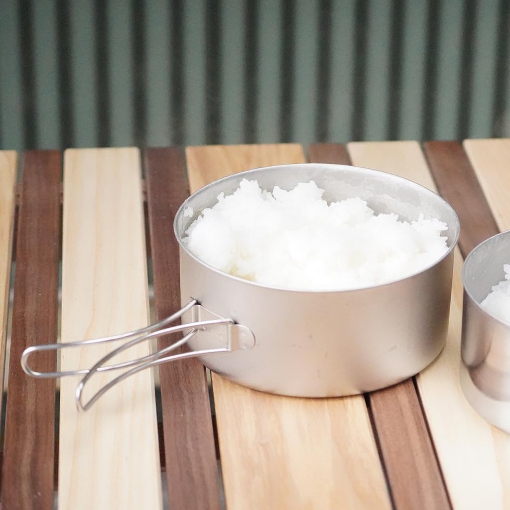 Belmont BM-037 Titanium Cooker 4-Piece Set M (Case Included)