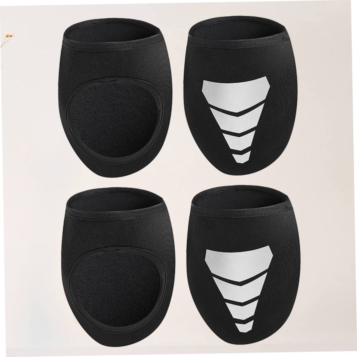 Yardwe Lot De 3 Paires De Couvre-Chaussures De Cyclisme Réfléchissants pour Plus De Confort Et De Visibilité Nocturne