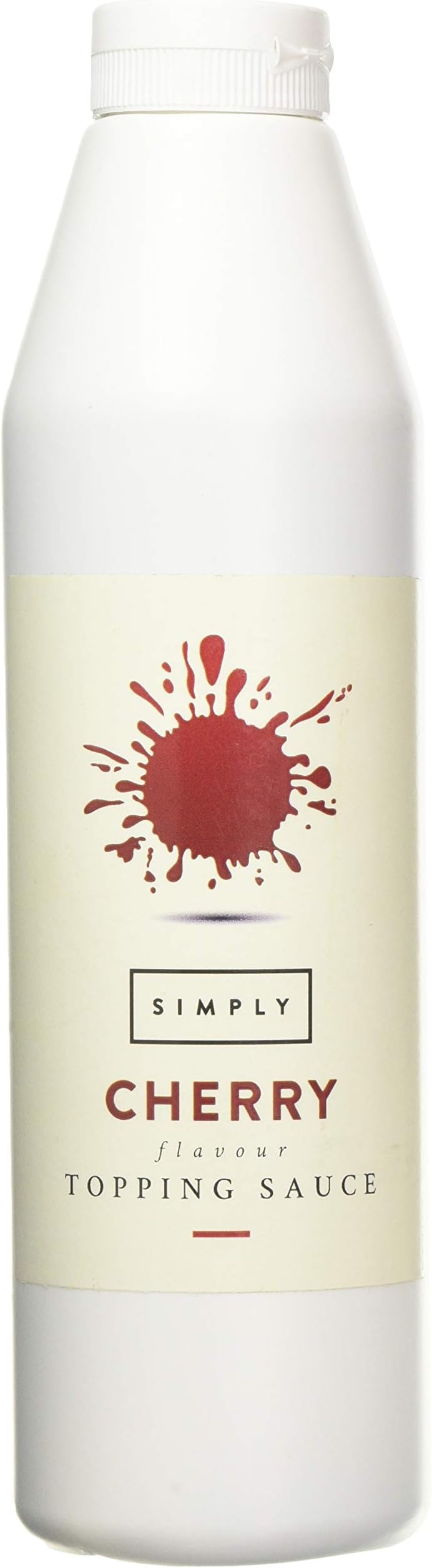 Cherry Topping Sauce, Ready to Use Dessert Sauce for Ice Cream, Waffles, Pancakes, Coffee & Milkshakes (1 kg)