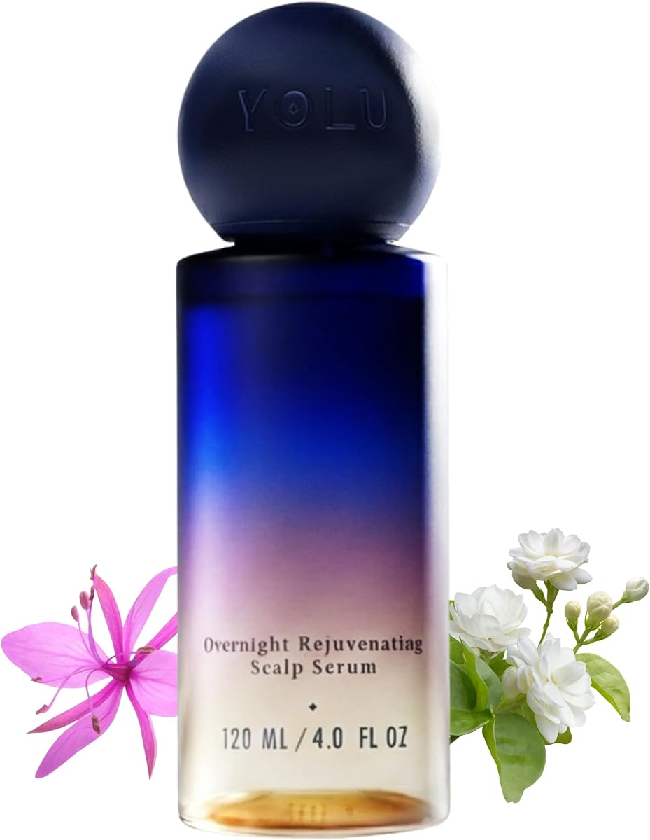 YOLU - Scalp Serum with Rosemary Extract - Japanese Overnight Scalp Treatment for Dry, Oily, Itchy & Sensitive Skin - Leave-In Scalp Care - Fragrance of Neroli & Jasmine - 4.0 fl oz