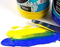 Vista 2 de MONT MARTE Signature - Juego de pintura acrílica de color, 12 x 16.9 onzas, acabado semimate, 12 colores, adecuado para lienzo, madera, tela, cuero