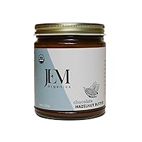 Vista 19 de JEM Organics Cashew Cardamom Sprouted Almond Nut Butter, Organic, All Natural,Gluten-Free, Vegan, Paleo, Keto Snack, 16 oz Jar, Single Pack