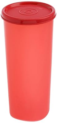 Signoraware Plastic Jumbo Tumbler (Deep Red, 500 ml)