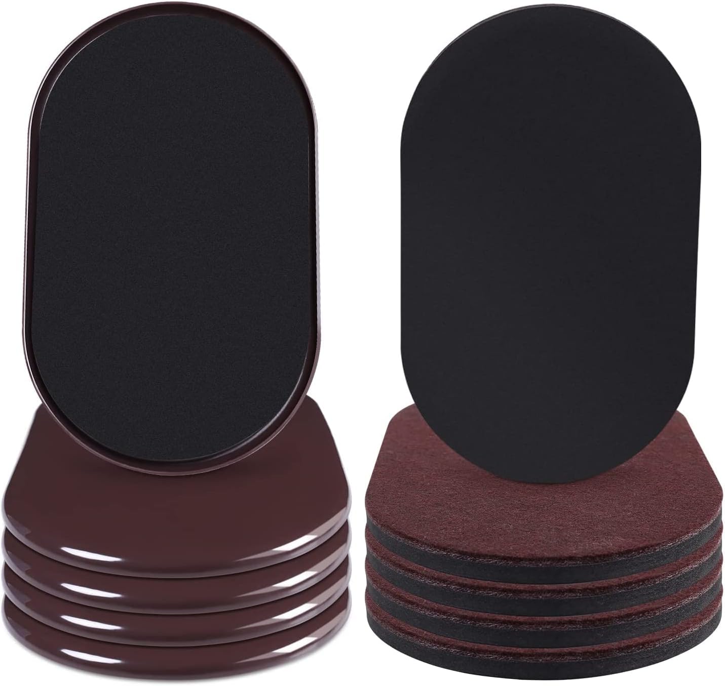 8PCS Furniture Sliders, Furniture Sliders for Carpet, Felt Furniture