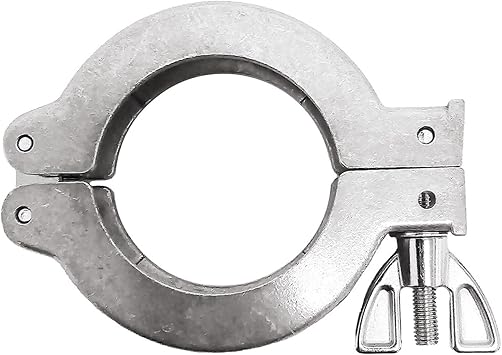 2 Pcs KF-25 Flange Quick Clamp Hinge, ISO-KF Size NW-25 Flange Wing Nut KF Vacuum Hose Clamp Vacuum Fittings, Stainless Steel KF25