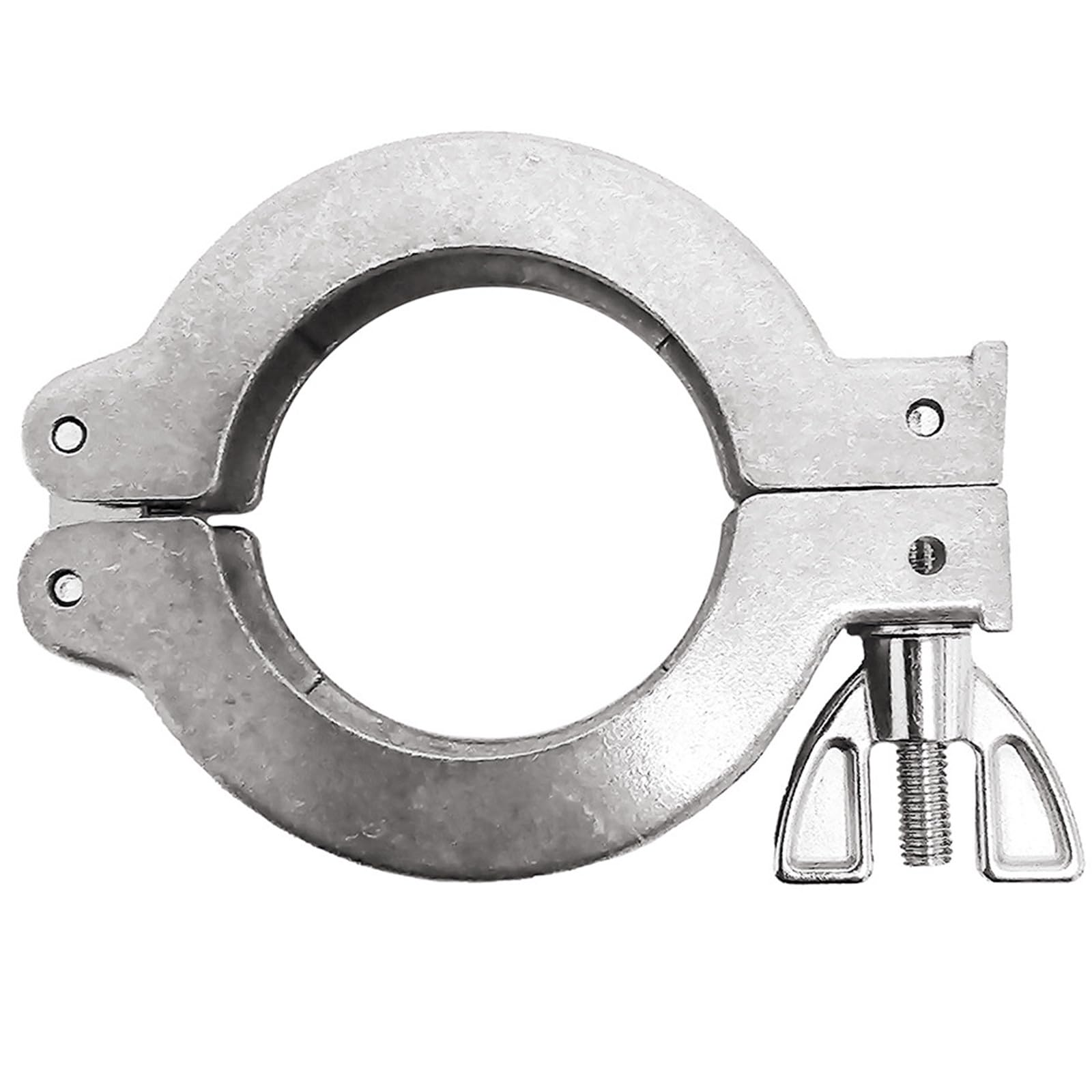 2 Pcs KF-40 Flange Quick Clamp Hinge - ISO-KF Vacuum Fittings, Stainless Steel Wing Nut Clamp for Vacuum Systems(KF40)