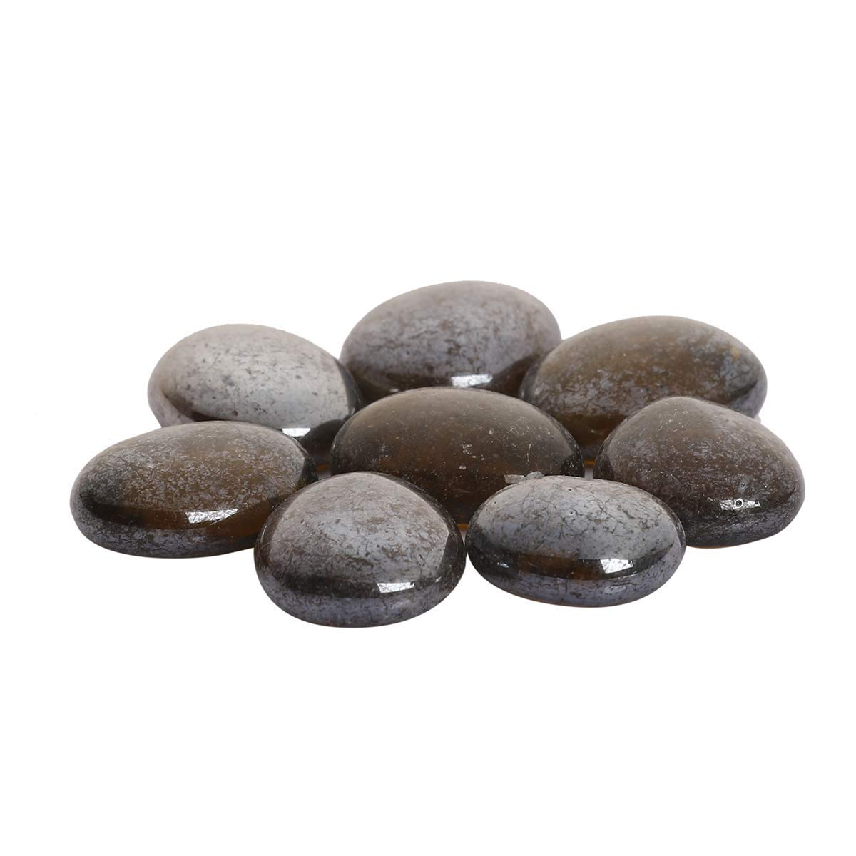 Puzzled Stone Decorative Glass Pebble Stones for Plant Pots Vase Fillers Aquarium Home Table Garden & Outdoor Decoration (Brown, 1Kg) (B09LYRT1GL) Amazon Price History, Amazon Price Tracker