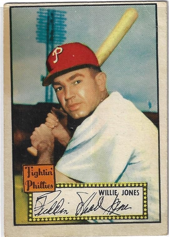 Willie Jones Vintage Collectible Baseball Card - 1952 Topps Baseball Card #47 (Phillies) Card Shown is Card Being Purchased
