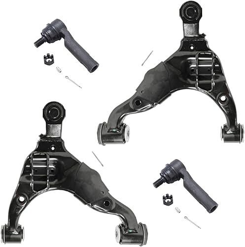 Miniatura 177 de Detroit Axle - Kit de brazos de control delanteros de 4 piezas para Nissan Cube 2009-2014, Nissan Versa 2007-2012 2 brazos de control inferiores con