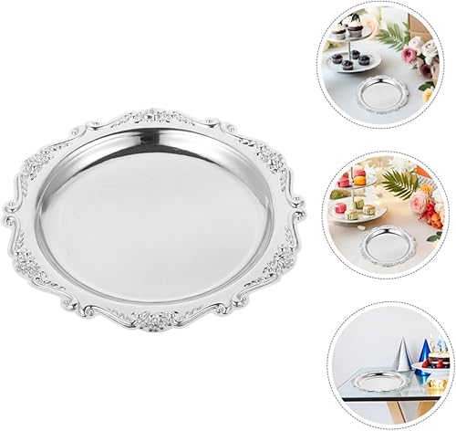 Miniatura 9 de Bandeja de exhibición de joyería de metal de la bandeja de exhibición de la joyería del arte del hierro pequeño para los platos de los aperitivos