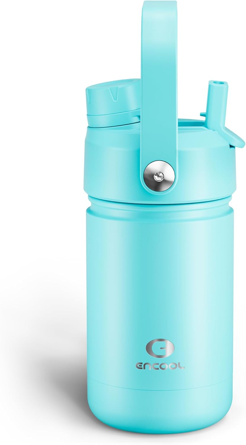 The Last Kids Water Bottle You’ll Ever Need: A Deep-Dive Review of the 12oz Insulated Stainless Steel Bottle (Aquamarine Blue)