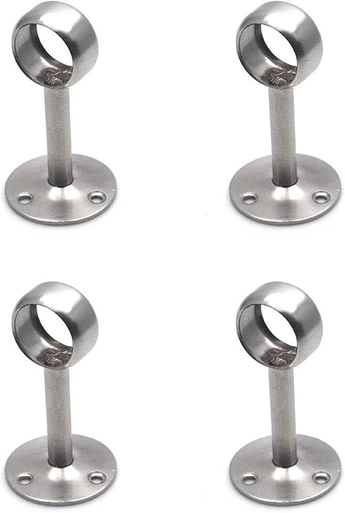 Geesatis Flange Holder Wardrobe Pipe Closet Flange Holder Round Head ...