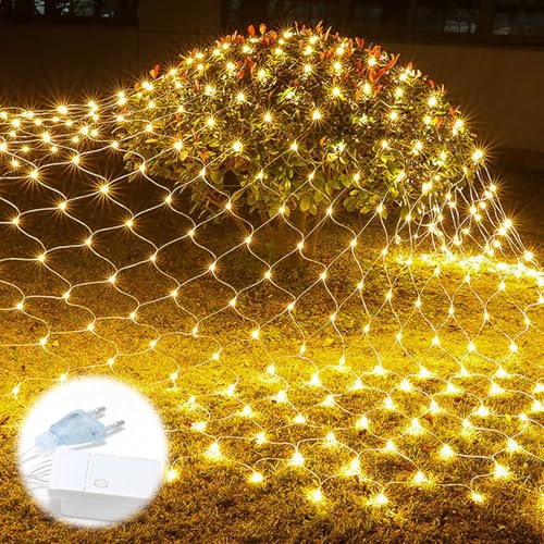 3 x 3 M 320er Lichternetz Außen, IP44 Wasserdicht LED Lichterkette...