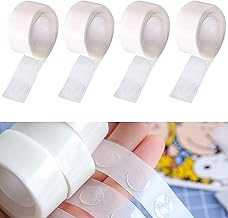400Dots Balloon Mounting Point Glue Dots Double Side Booger Dots Removable Adhesive Point Tape Picture Poster Putty Removable Glue for Kid DIY Home Work Craft Wedding Party Birthday Decoration 4 Rolls
