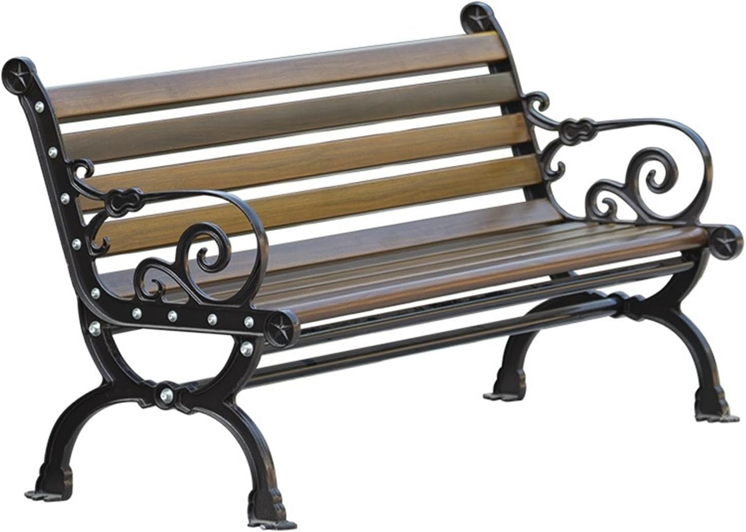 Outdoor Garden Bench Garden Bench, Suitable for Courtyard, Park, Path, Lawn, Deck Park Bench(150x57x77CM)