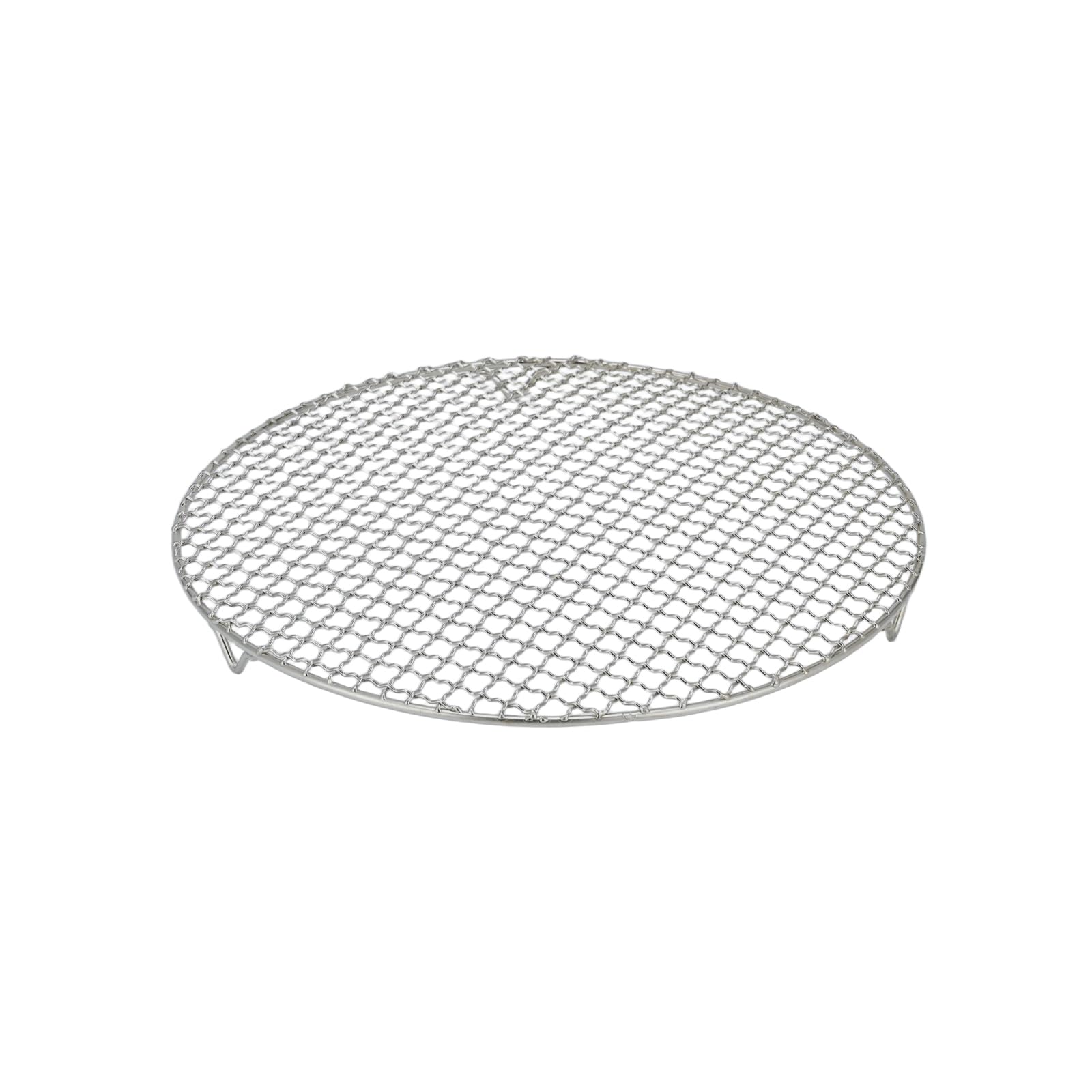 Benyong Edelstahl Grillrost Rund Mit 2cm Füßen Ø10-42.5cm - Universelles Kochgitter Für Heißluftfritteusen, Backöfen & Dämpfer - Robustes Grillrost Edelstahl Rund Als Grillgitter