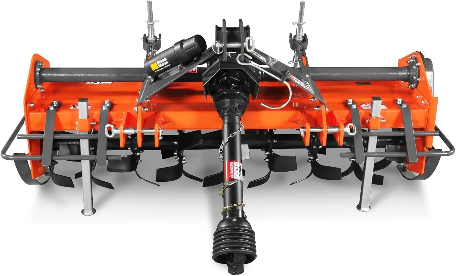 MechMax 72 in Rotary Tiller, 3 Point Hitch Cat.1 & 2, Gear Drive, PTO Shaft Included with Slip Clutch, 35–70 HP, MRT72