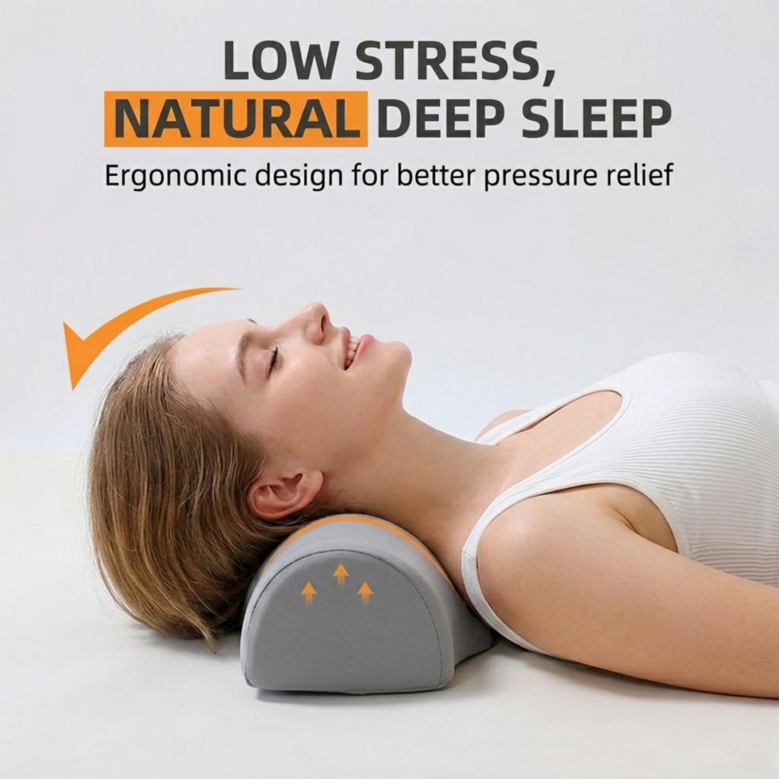 Cuscino Cervicale, Cuscino Ortopedico Ergonómico In Memory Foam Per Sostenere La Cervicale E Alleviare Il Dolore, Ideale Per Dormire Bene E Migliorare La Postura