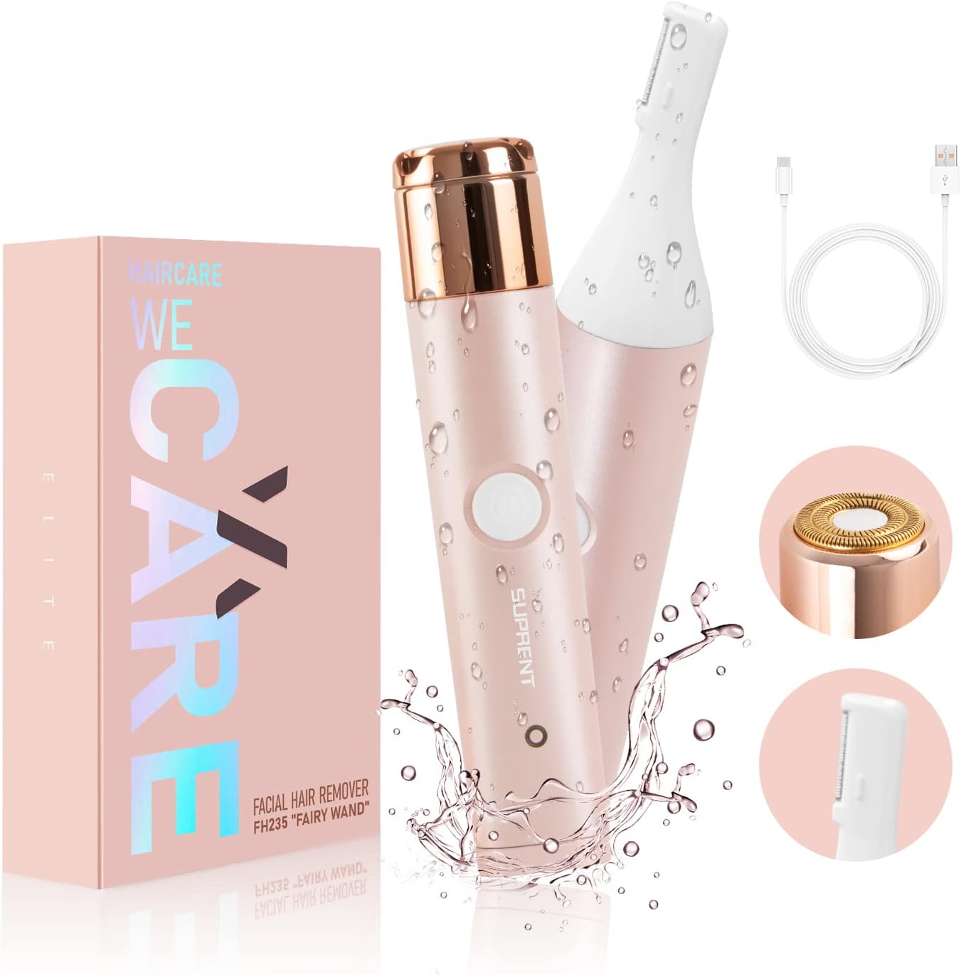 Buy SUPRENT Facial Hair Remover for Women Face, USBC Rechargeable