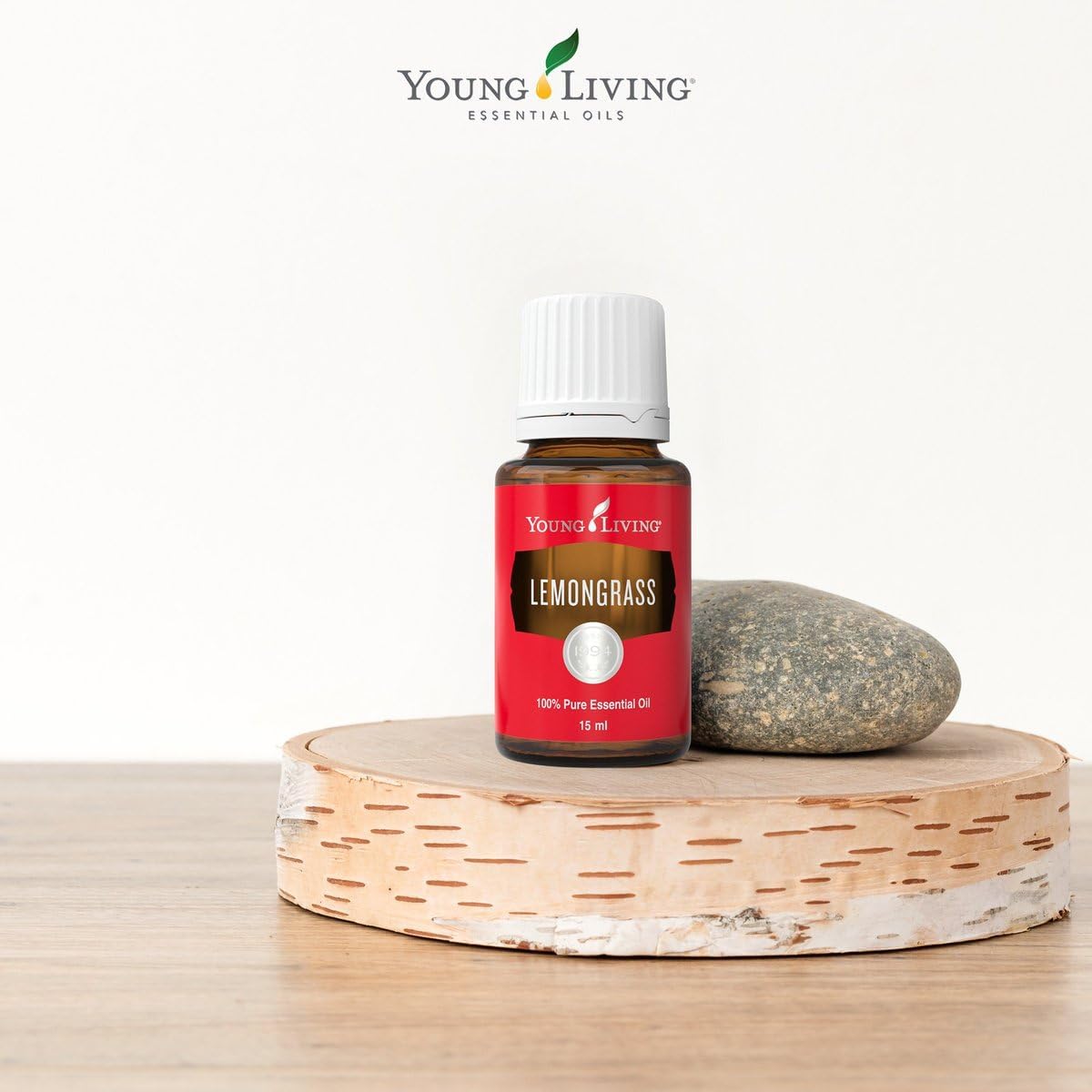 Young Living Lemongrass Essential Oil, 15ml | Skincare Addition | Ideal for Relaxation Massage | Fresh Aroma | Aromatherapy Diffuser | Cleansing Properties | Vegan & Gluten-Free | Pure & Natural