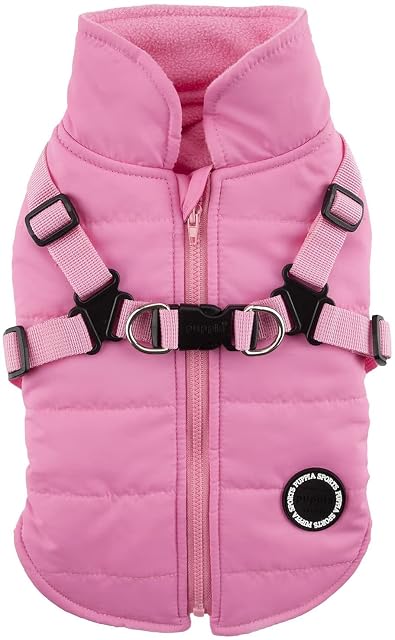 Mountaineer II, Chaleco de Invierno con arnés, Rosa, XL