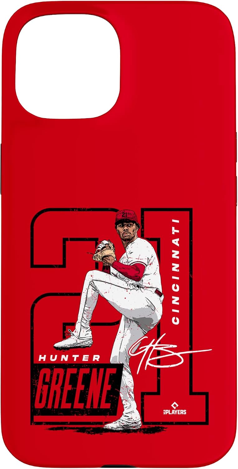 Hunter Greene | Cincinnati MLB Baseball Players | MLBHGR202M Case for iPhone 14