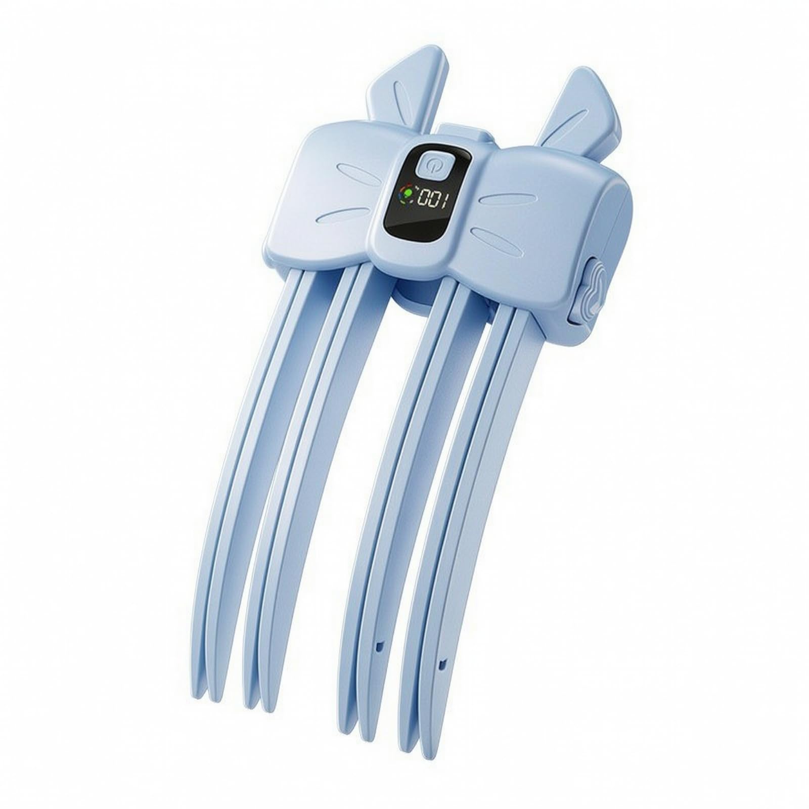 Clip Caliente Peinado con Pantalla Pantalla Digital Portátiles Pinzas Volumen Base l Cabello Compactas Clips Voluminizadores para Retoques Rápidos,