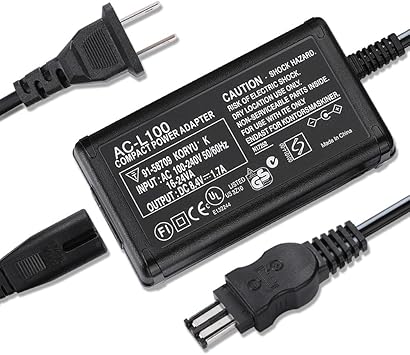 AC Adapter Charger Compatible Sony Handycam CCD-TRV16 CCD-TRV17 CCD-TRV25 CCD-TRV35 CCD-TRV36 CCD-TRV37 CCD-TRV43 CCD-TRV57 CCD-TRV58 CCD-TRV65 CCD-TRV66 CCD-TRV67 CCD-TRV68 TRV118 TRV128 TRV138