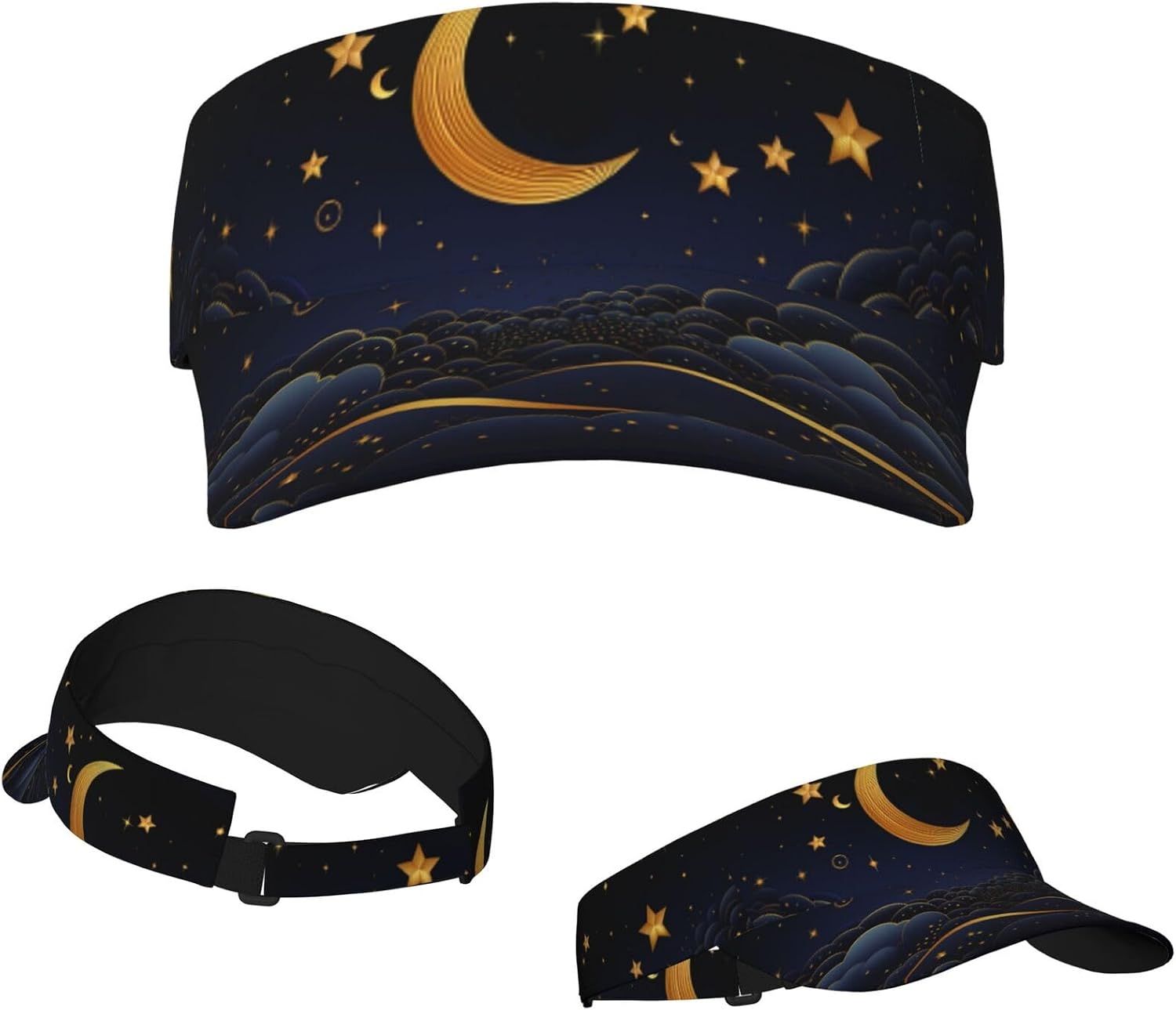 Antlers Sun Visor Hat for Women Men Outdoor Sports Golf Visor Beach Travel Tennis Cap