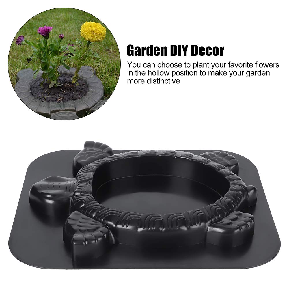 Turtle Shaped Garden Pathway Mo ld DIY Plastic Stepping Stone Form Reusable Concrete Mo ld for Landscaping Decorative Paving