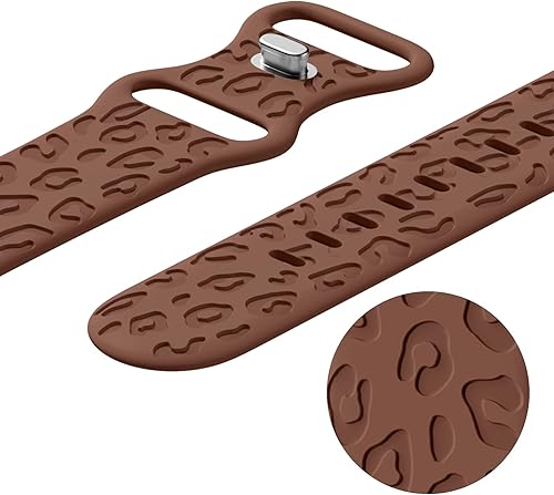 Miniatura 9 de CreateGreat Correas grabadas compatibles con Apple Watch Band de 1.929 in 1.772 in 1.732 in 1.654 in 1.614 in 1.575 in 1.496 in, correa bohemia de