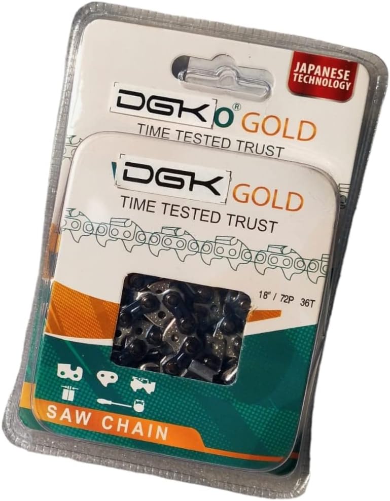 DGK® Vertigo 18" Heavy-Duty Replacement Chain for Petrol Chain Saw | Precision Engineered for Durability