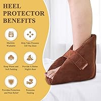 Vista 2 de Cojín protector de talón, taloneras para aliviar el dolor de talón, almohada de pies para úlceras por presión, almohada de tobillo para dormir