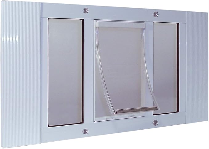 Ideal Pet Products Aluminum Sash Window Pet Door - Large