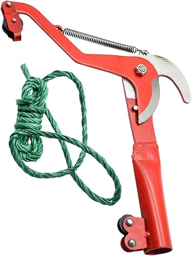 Baoblaze Tijeras de poda de alta altitud, diseño de polea, cortadora de árbol con cuerda, cortador de poda de árboles frutales para cortar ramas,