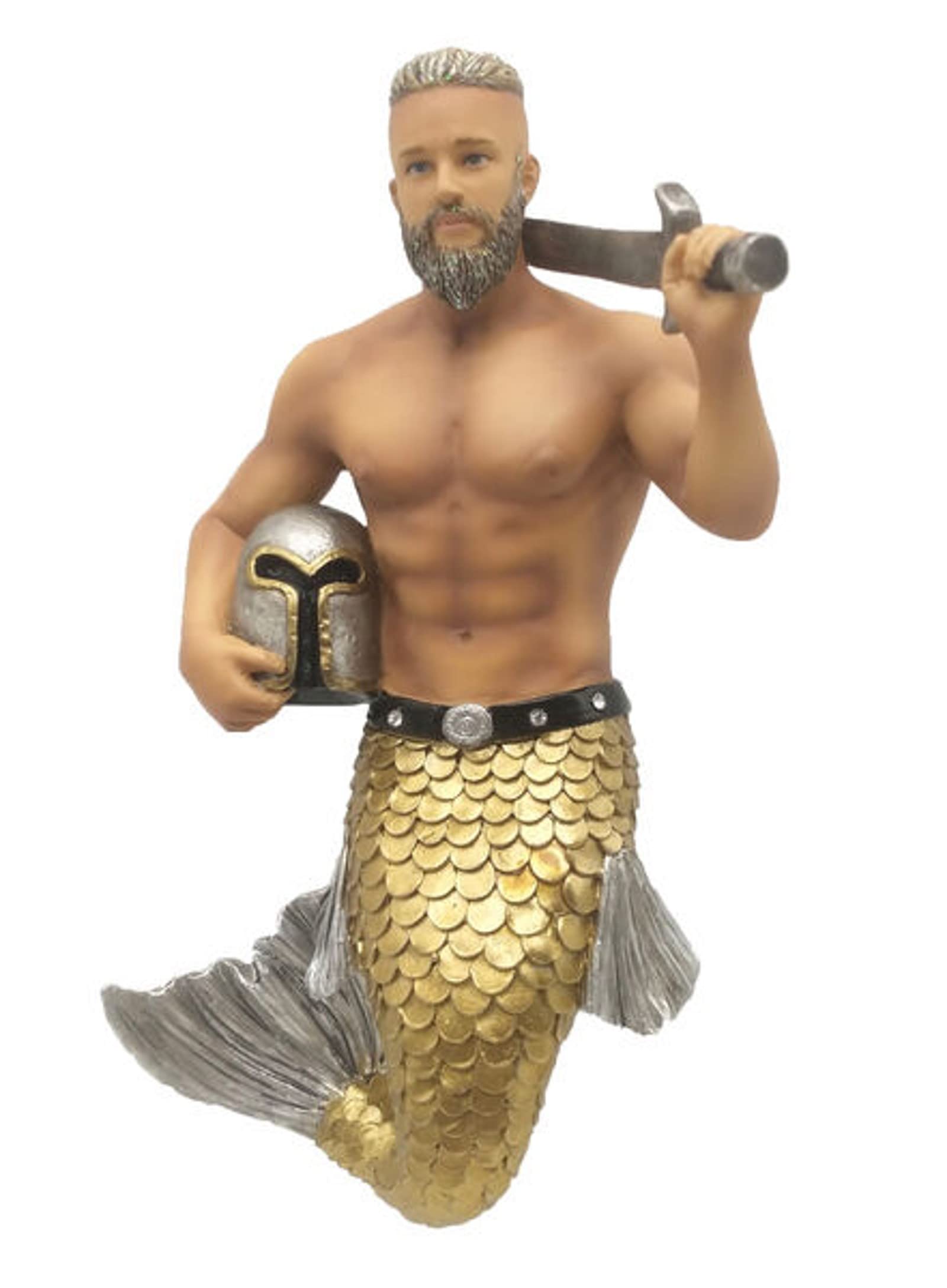 December Diamonds 55-55169 Swordfish Merman Ornament