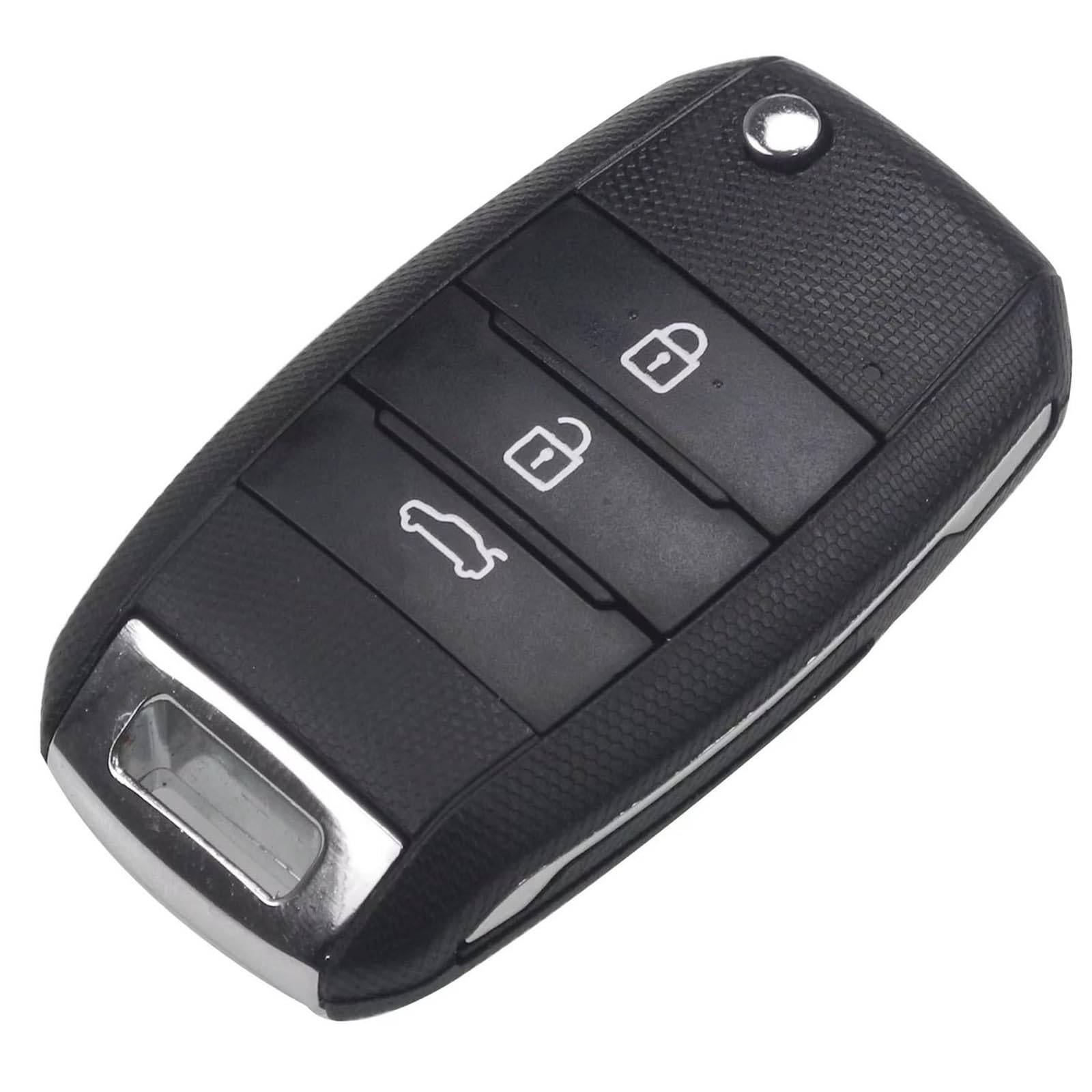 Compatible Con KIA Para K3 2013 2014 2015 2016 2017 K5 2011 2012 3 Botones Carcasa De Llave A Distancia Coche Sin Cortar Reemplazo(3 Buttons Shell A)