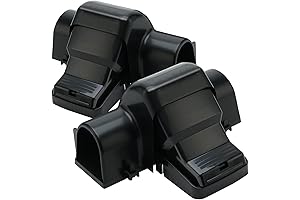 BARLAS Tunneled Rat Snap Traps for Indoor or Outdoor Use - Dog...