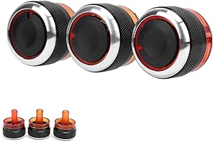 3Pcs AC Climate Control Knob for Peugeot 206 207