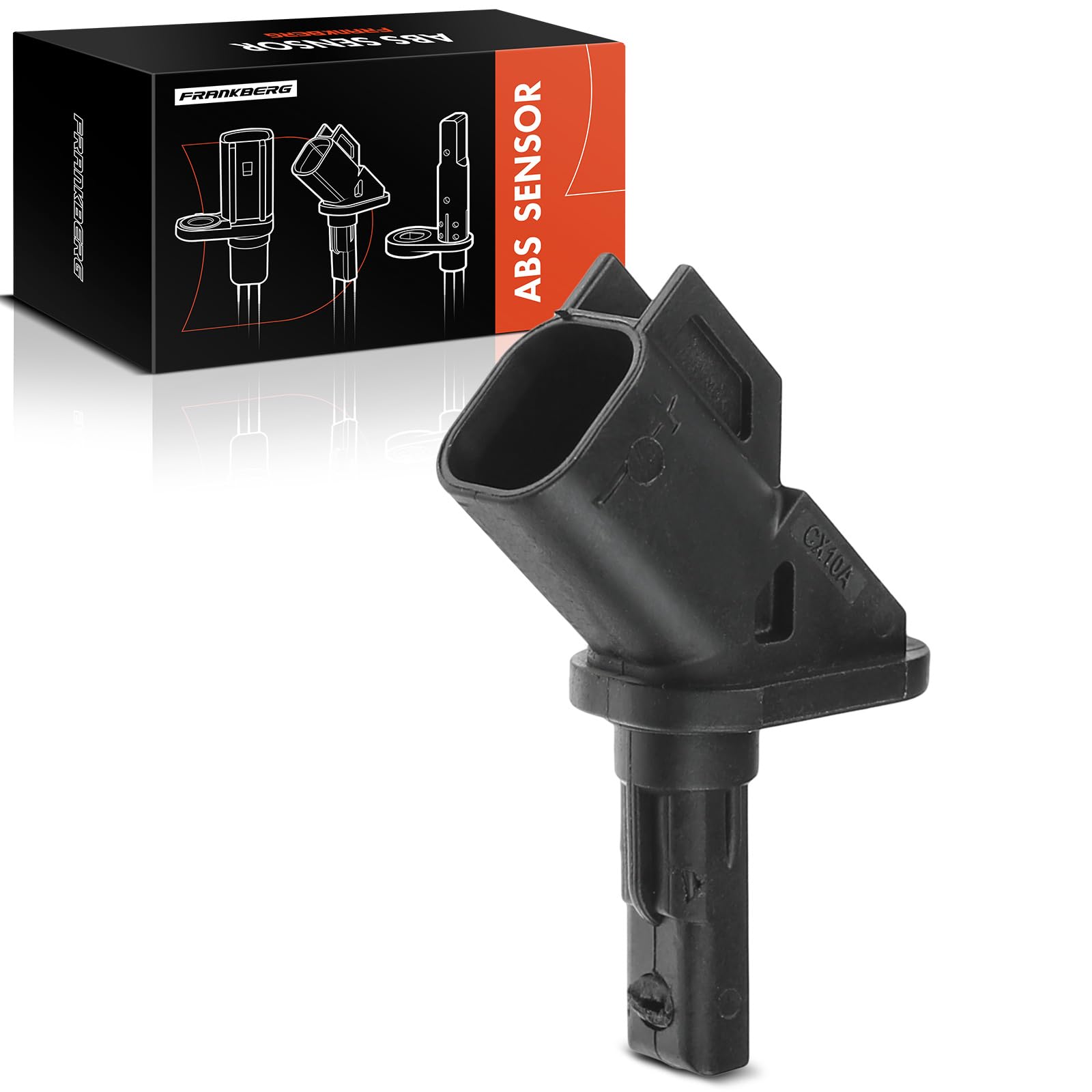 Frankberg Sensore Velocità Ruota Sensore ABS Asse Anteriore per 3/3 Berlina 5 C30 C70 II Cabriolet S40 II V50 BK BL CR19 CW 533 542 544 545 MW 2003-2021 BP4K43701A