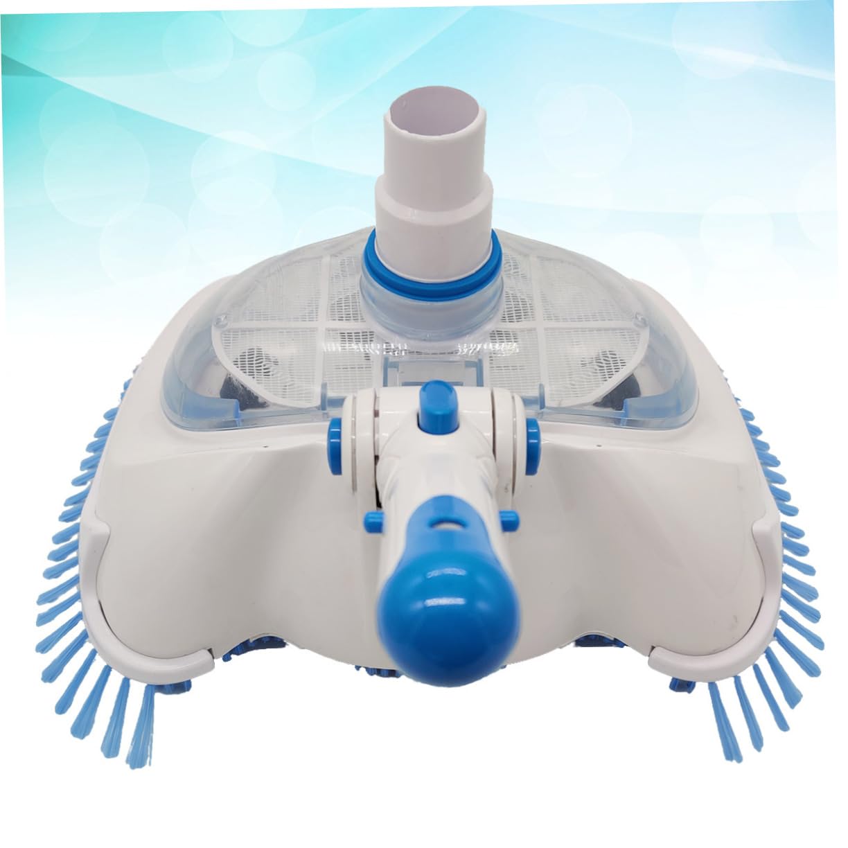 Cepillo para Aspiradora de Piscina Cubierta Transparente, Blanco