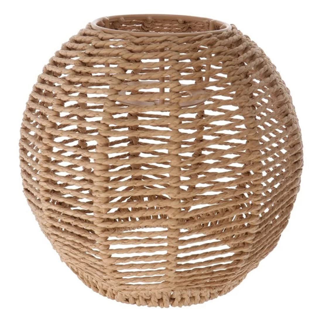 Rattan Lamp Cover Handmade Woven Chandelier Retro Lampshade Homestay Lampshade Decorative Chandelier