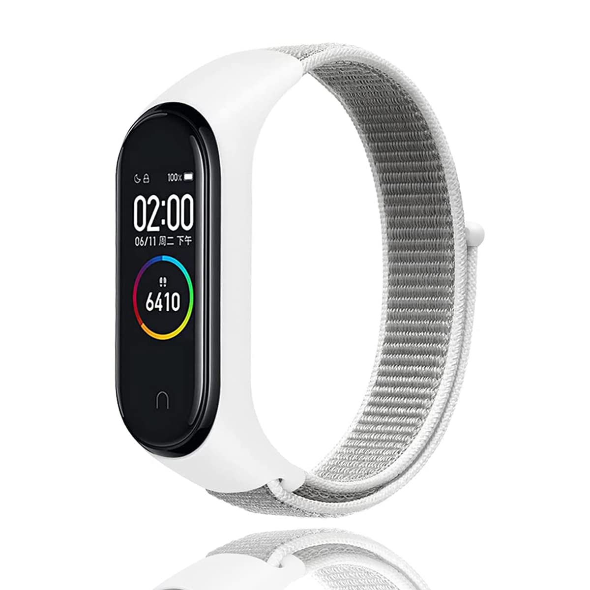 Correa de nailon para Xiaomi Mi Band 7/6/5/4/3, pulsera de repuesto de nailon ajustable, compatible con Xiaomi Mi Band 7/6/5/4/3 para mujeres y hombres — view 18
