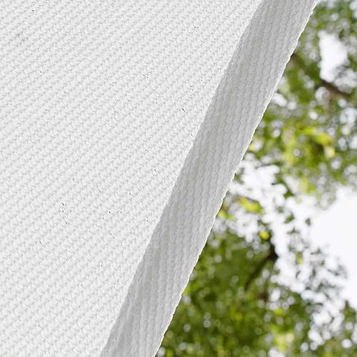 Miniatura 9 de Amgo Toldo cuadrado blanco de 10 x 10 pies, UPF50+ AGTAPS10, 95% de bloqueo UV, permeable al agua y al aire, comercial y residencial, 3 años de
