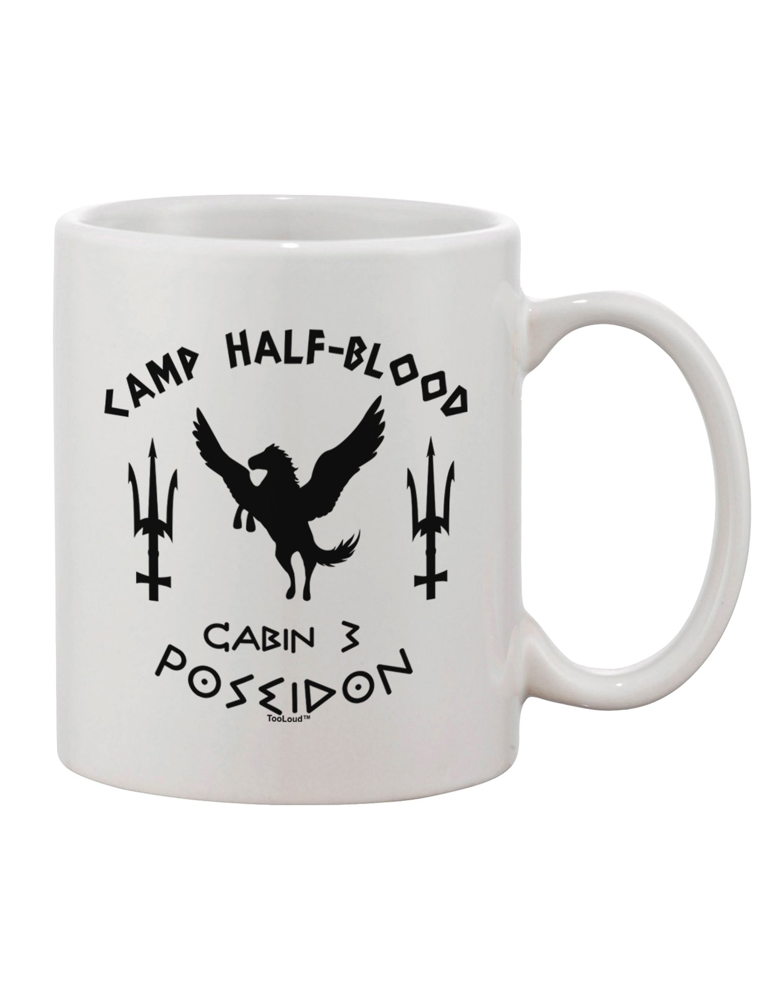 TOOLOUD Cabin 3 Poseidon Camp Half Blood Printed 11 OZ Coffee Mug