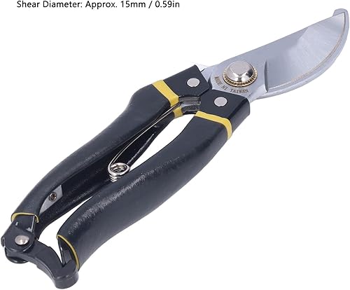 Miniatura 7 de Tijeras de jardín, podadoras de jardín Mango antideslizante de metal Premium de alta elasticidad ampliamente utilizado Alta nitidez para jardín para